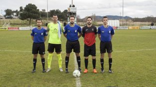 Imatge del partit entre la Jonquera i el Cerdanyola d'aquest cap de setmana passat