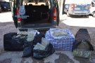 Detingut un conductor amb 70 quilos de marihuana