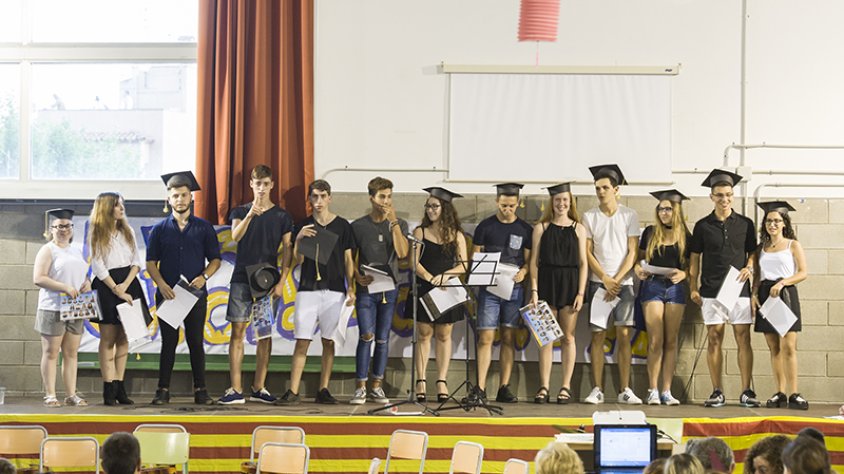 Festa de graduació i final de curs de l'INS Jonquera
