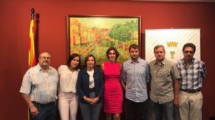 Hi han estat presents, a més de l'alcaldessa Sònia Martínez, els regidors Jaume Ricard, Joan Budó i Jordi Picornell, Míriam Lanero i Narcís Quintana.