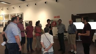 Imatges de la inauguració aquesta tarda de la nova exposició “El Món dels Vencedors”