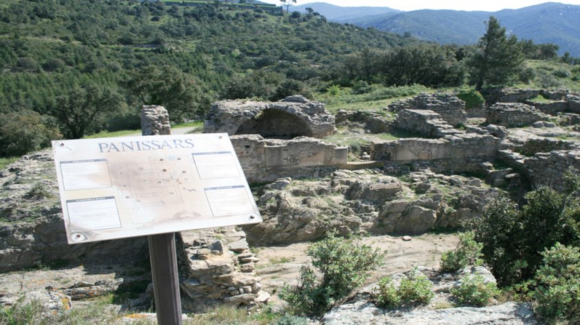 Plafó informatiu del coll de Panissars