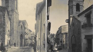 Postals del campanar de la Jonquera