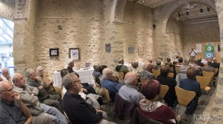 Primer acte de campanya en favor de la República catalana pel Si al referèndum