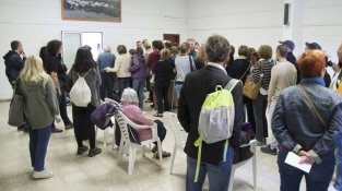 Imatge de la celebració del referèndum a Agullana