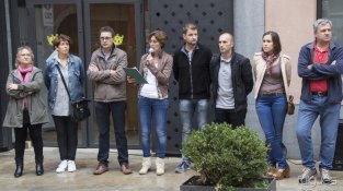 A la concentració hi han assistit els regidors d'ERC i Pdecat