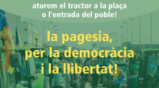 Cartell convocant de l'acte del sindicat Unió de Pagesos