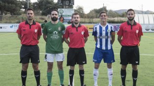 Moments previs al partit contra el Banyoles