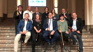 Sònia Martínez, entre els alcaldes altempordanesos que dimarts es van desplaçar a Brussel·les