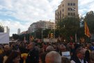 Un grup de jonquerencs, a la manifestació de Barcelona