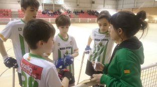 L'aleví va guanyar un partit amb molts gols