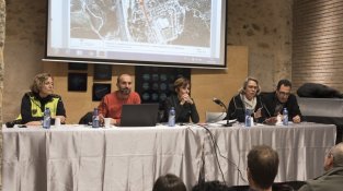 Durant la trobada es van explicar els canvis de mobilitat que provocaran les obres