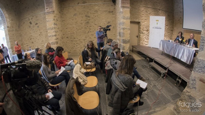 La roda de premsa va generar una gran espectació