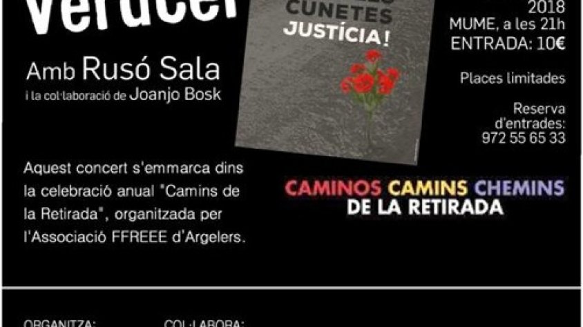 El cartell del concert