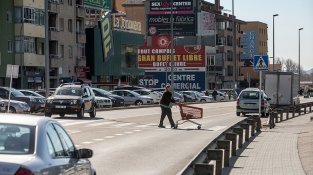 Un tram de travessera