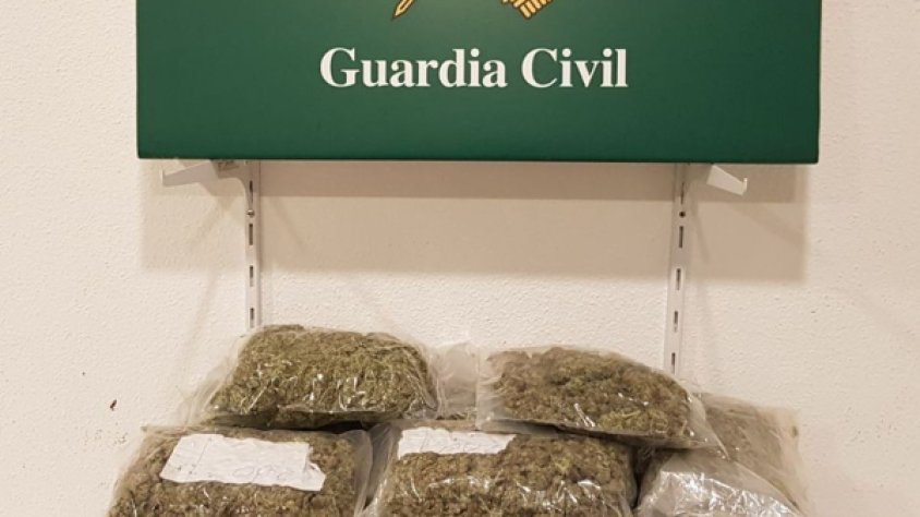 La droga comisada per la Guàrdia Civil