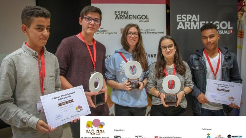 Víctor Pérez amb la resta de finalistes