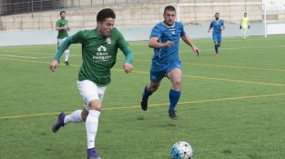 Un altre instant del partit