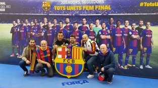 Els aficionats van passar el dia a la zona de fans