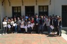 Els joves que van arranjar el Casal de l'Avi reben un diploma al Consell Comarcal