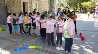 Els infants van fer jocs de tot tipus
