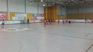 El prebenjamí A va guanyar una part i va empatar les altres dues a Girona