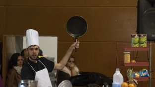 No hi va faltar el toc teatralitzat