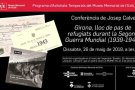Josep Calvet explicarà les condicions de vida dels exiliats, al MUME