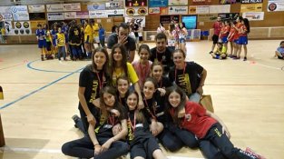 El HC Palau de Plegamans, tercer de la categoria FEM14