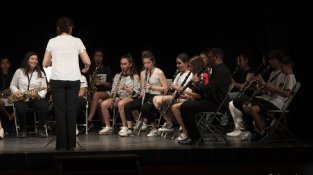 Els alumnes de segon van tocar instruments de vent