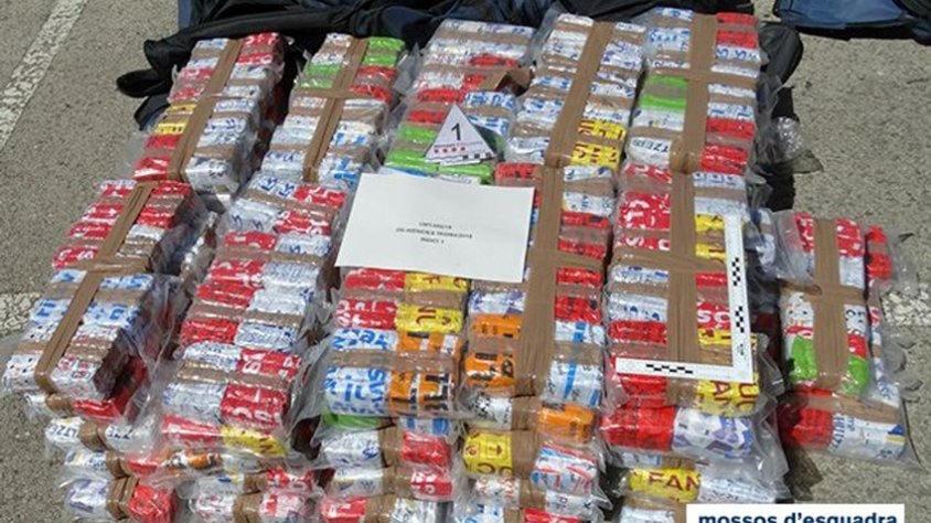 La droga estava en diversos paquets