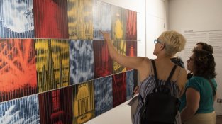 La mostra està instal·lada a l'Espai-hall