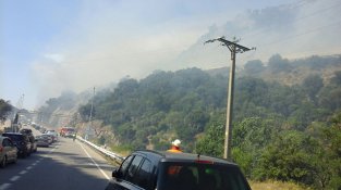 L'incendi des dela carretera N-2