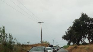 La cua arriba pràcticament a Agullana