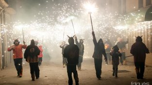 Els Diables de l'Albera van convicar diverses colles