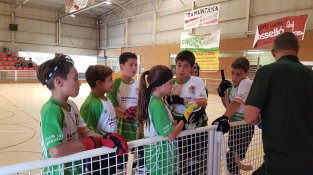 El benjamí B va empatar contra el CH Girona