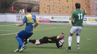 Un instant del partit