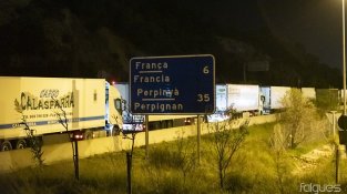 L'AP-7 ha estat bloquejada tot el cap de setmana