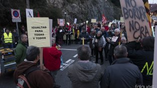 La mobilització estava convocada per diversos sindicats francesos i catalans