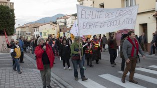La mobilització estava convocada per diversos sindicats francesos i catalans