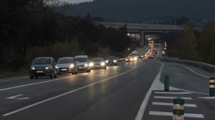 Les restriccions també van afectar la carretera nacional