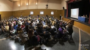 La xerrada es va fer a la sala de la Societat