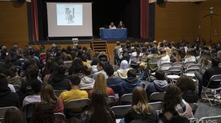 La xerrada es va fer a la sala de la Societat