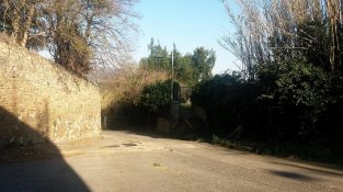 El carrer del Ral, que enllaça amb el del Reng