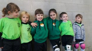 Un equip de l'escoleta va participar a la trobada de Cassà de la Selva