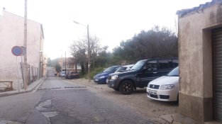 Espai on s'habilitarà l'aparcament