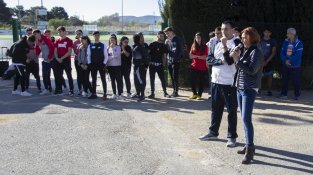 Els alumnes de cicle superior van practicar diversos esports