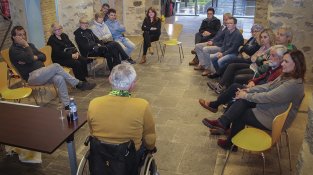 El va acollir una delegació de l'ANC