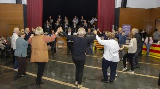 Les parades es van muntar sota cobert