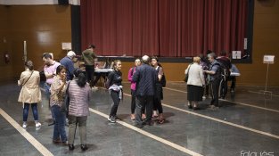 Un instant de la jornada, a la Jonquera